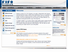 Tablet Screenshot of fifostudios.com